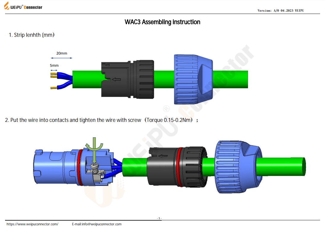 WAC3 Assembling Instruction