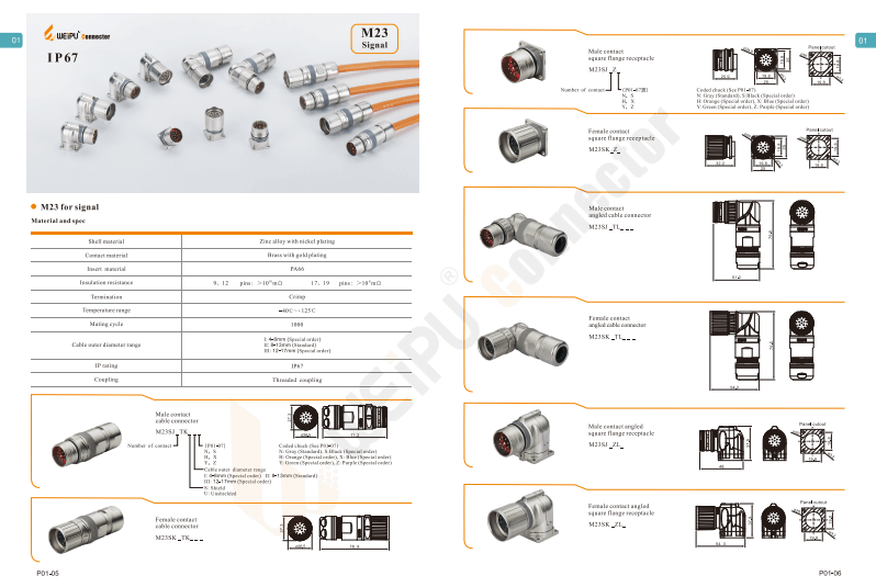 WEIPU M23 Series for Signal